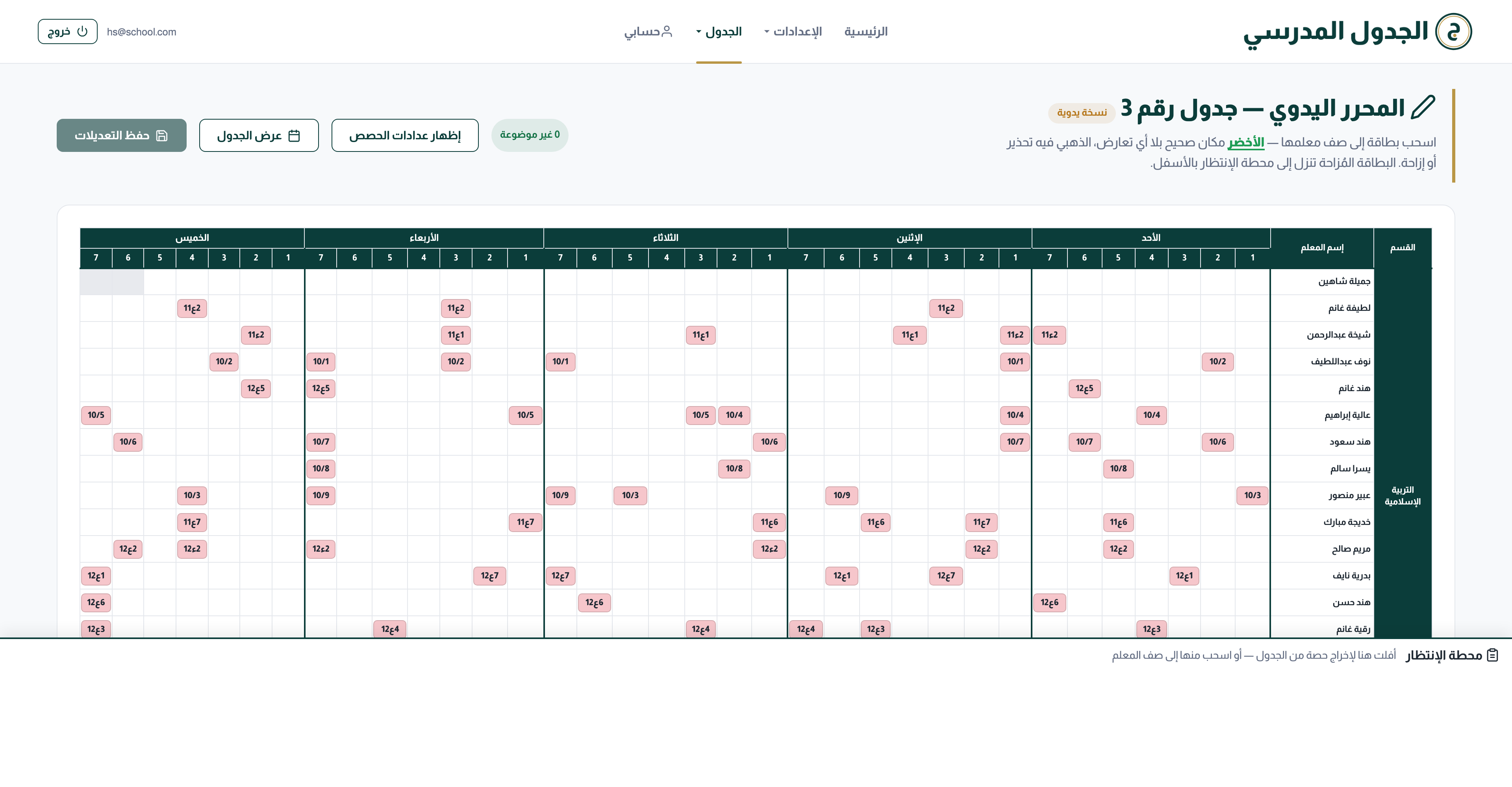 المحرر اليدوي